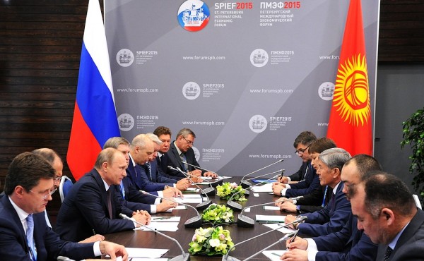 Putin meets Atambayev