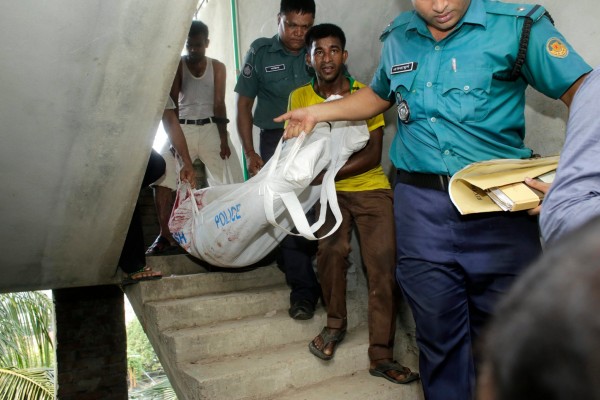 Dead body of Chaterjee