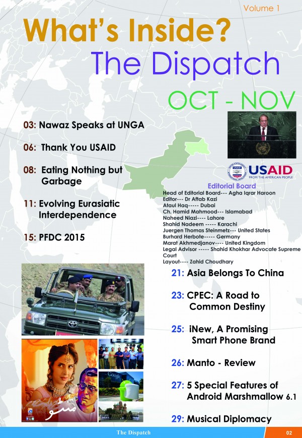 Eurasian publication “The Dispatch” magazine launches