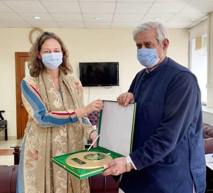 Danish-Ambassador-to-Pakistan-Lis-Rosenholm-and-Syed-Fakhar-Imam